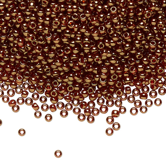 TR-11-329 - 11/0 - TOHO BEADS® - Transparent African Sunset Luster Gold - 50gms - Glass Round Seed Beads