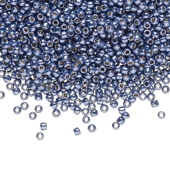 TR-11-PF567 - 11/0 - TOHO BEADS® - PermaFinish Opaque Metallic Polaris - 50gms - Glass Round Seed Beads