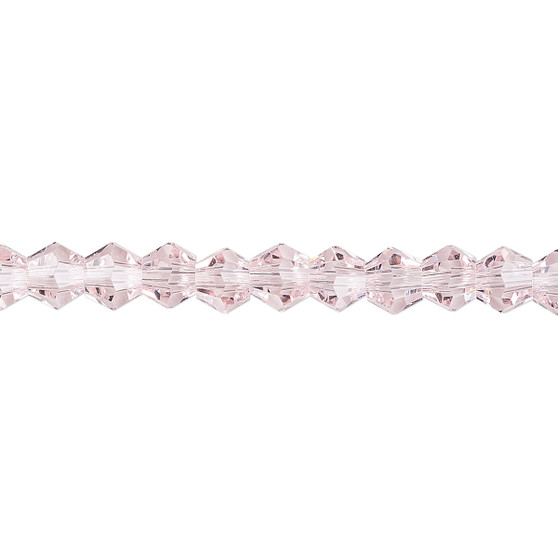 6mm - Celestial Crystal® - Transparent Pink - 15.5" Strand - Faceted Bicone Crystal