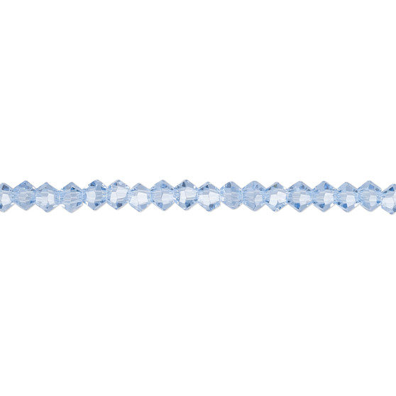 3mm - Celestial Crystal® - Transparent Light Blue - 15.5" Strand - Faceted Bicone Crystal