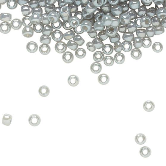 TR-08-150 - 8/0 - TOHO BEADS® - Opaque Ceylon Smoke - 7.5gm Vial - Glass Round Seed Beads