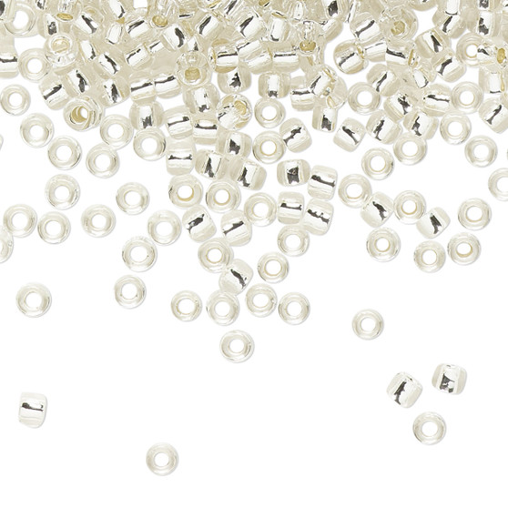 TR-08-21 - 8/0 - TOHO BEADS® - Silver Lined Crystal Clear - 50gms - Glass Round Seed Beads