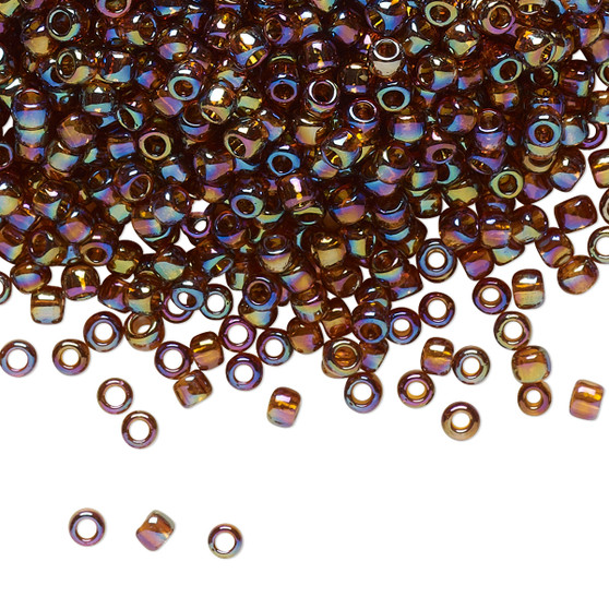 TR-08-177 - 8/0 - TOHO BEADS® - Translucent Rainbow Smoky Topaz - 250gms - Glass Round Seed Beads