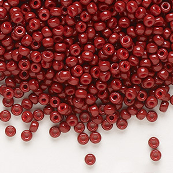 8-4470 - 8/0 - Miyuki - Duracoat® Opaque Maroon - 50gms - Glass Round Seed Bead