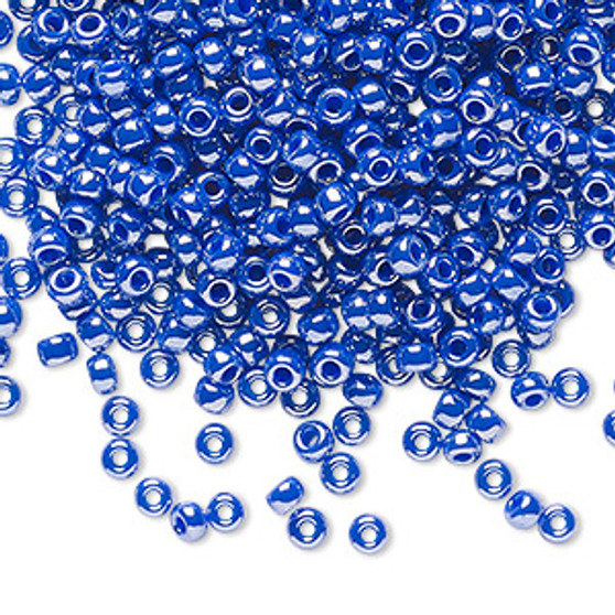 8-432 - 8/0 - Miyuki - Opaque Luster Cyan Blue - 50gms - Glass Round Seed Bead