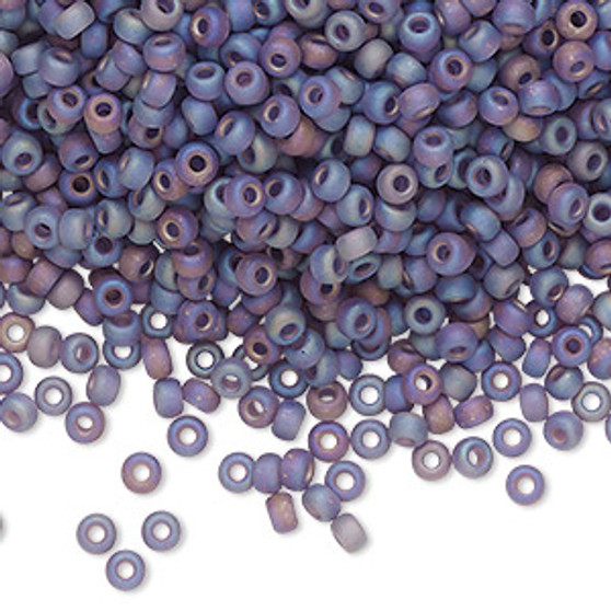 8-157FR - 8/0 - Miyuki - Translucent Matte Rainbow Light Amethyst - 50gms - Glass Round Seed Bead