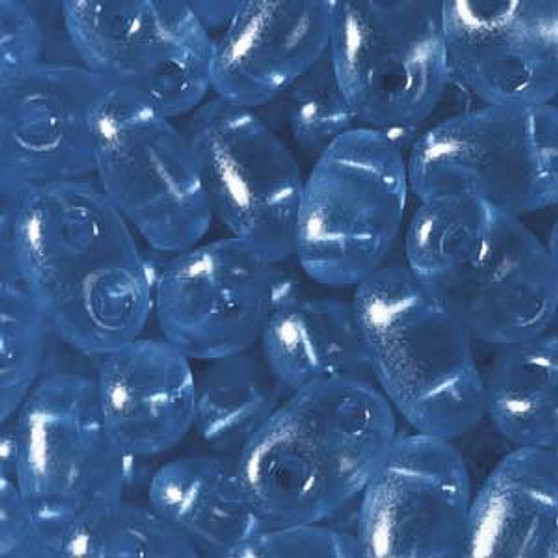 Preciosa - Czech Twin Beads -  (TWN08336) Crystal Blue Pearl (20gm Vial)