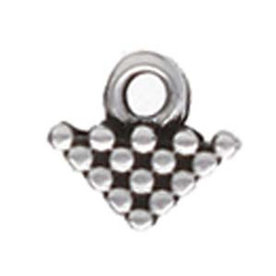 Last Stock: Cymbal Kalivia - Silky Bead - Ending - Silver Plate - 2pk