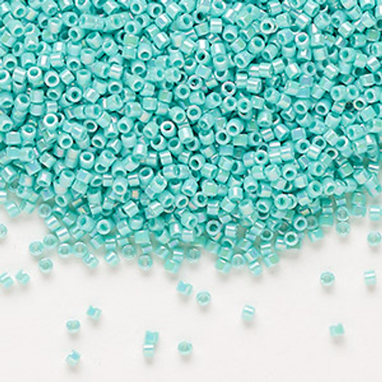 DB1576 - 11/0 - Miyuki Delica - Op Rainbow Sea Opal - 50gms - Cylinder Seed Beads