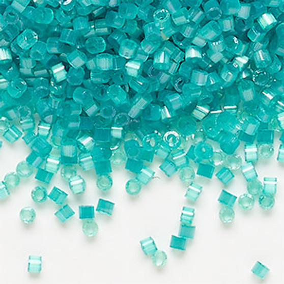DB1813 - Miyuki Delica Beads - Cylinder- SIZE #11 -50gms - Colour DB1813 Silk Satin Dyed Aqua Green