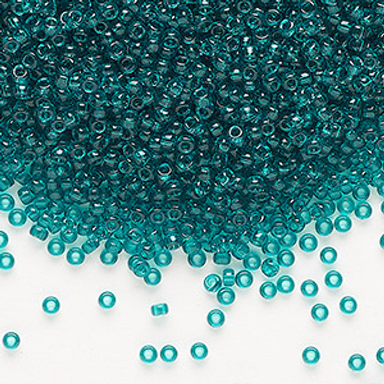 11-2405 - 11/0 - Miyuki - Transparent Teal - 250gms - Glass Round Seed Bead