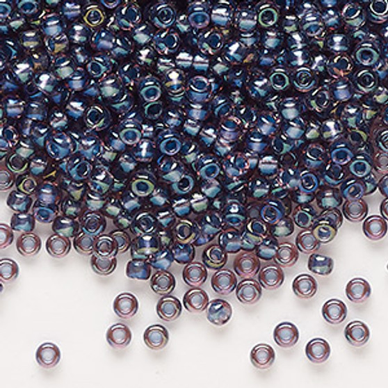8-3747 - 8/0 - Miyuki - Translucent Tidal Lined Luster Clear - 50gms - Glass Round Seed Bead