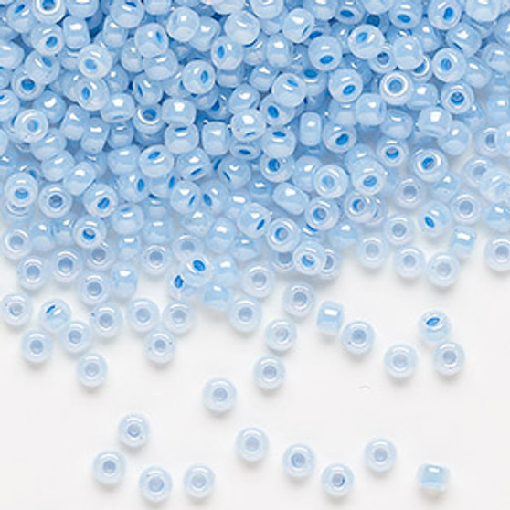 8-523 - 8/0 - Miyuki - Opaque Luster Sky Blue - 50gms - Glass Round Seed Bead