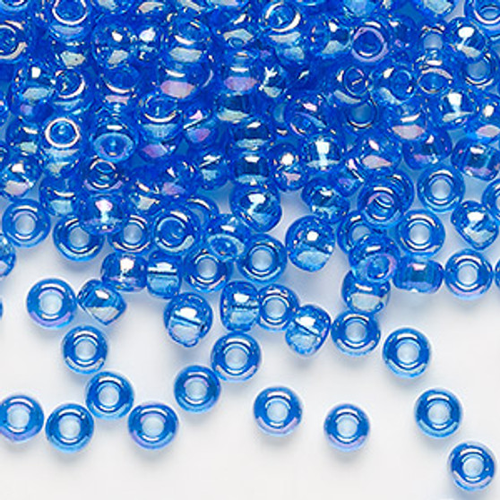 6-261 - 6/0 - Miyuki - Translucent Rainbow Light Blue - 25gms - Glass Round Seed Bead