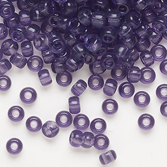 6-157 - 6/0 - Miyuki - Transparent Amethyst - 25gms - Glass Round Seed Bead