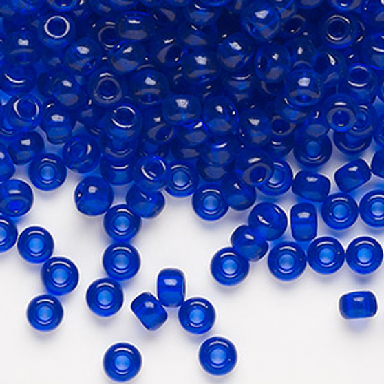 6-151 - 6/0 - Miyuki - Transparent Cobalt - 25gms - Glass Round Seed Bead