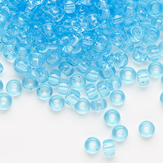 6-148 - 6/0 - Miyuki - Transparent Aqua - 25gms - Glass Round Seed Bead