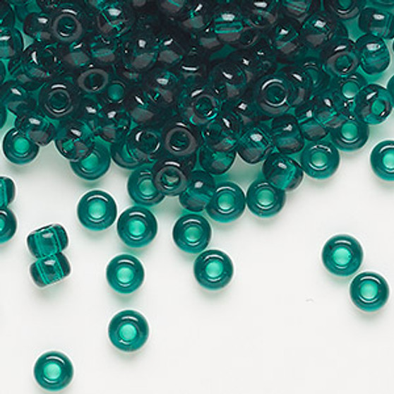 6-147 - 6/0 - Miyuki - Transparent Emerald - 25gms - Glass Round Seed Bead