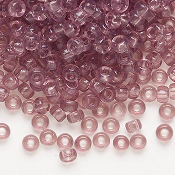 6-142 - 6/0 - Miyuki - Transparent Smoky Amethyst - 25gms - Glass Round Seed Bead