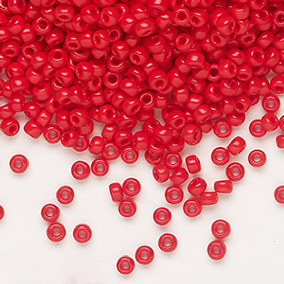 8-1419 - 8/0 - Miyuki - Opaque Red - 50gms - Glass Round Seed Bead