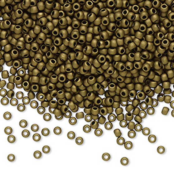 TR-11-702 - 11/0 - TOHO BEADS® - Opaque Matte Dark Copper - 50gms - Glass Round Seed Beads