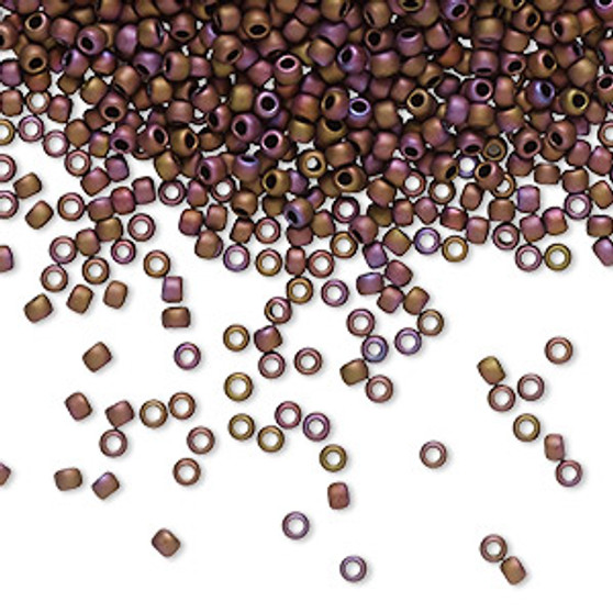 TR-11-703 - 11/0 - TOHO BEADS® - Opaque Matte Mauve Mocha - 50gms - Glass Round Seed Beads