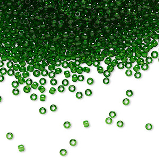 TR-11-7B - 11/0 - TOHO BEADS® - Transparent Grass Green - 250gms - Glass Round Seed Beads