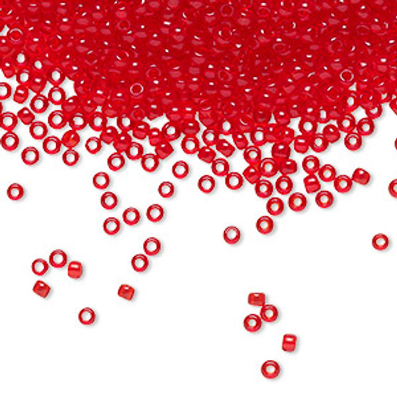 TR-11-5B - 11/0 - TOHO BEADS® - Transparent Siam Ruby - 250gms - Glass Round Seed Beads