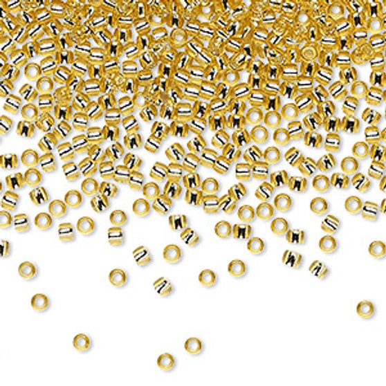 TR-11-22 - 11/0 - TOHO BEADS® - Translucent Silver Lined Light Topaz - 250gms - Glass Round Seed Beads