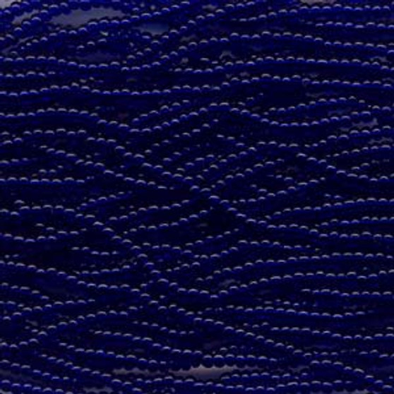 LAST STOCK: Seed bead, Preciosa Ornela, Czech glass, Dk Sapphire(30100), #11 round. Sold per hank.