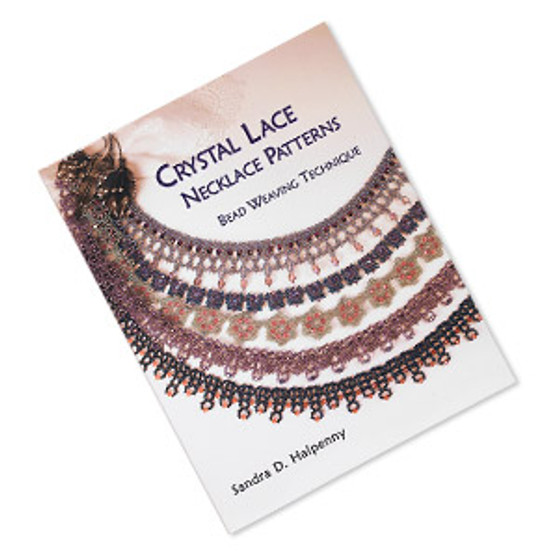 Book, "Crystal Lace Necklace" by Sandra D. Halpenny. Sold individually.