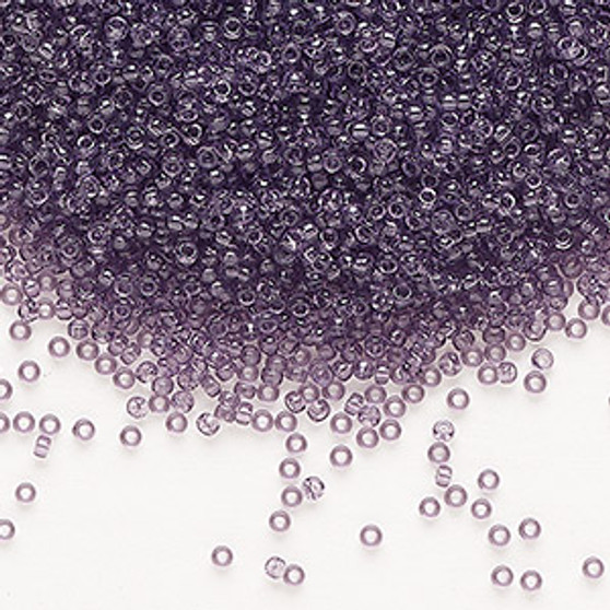 15-157 - 15/0 - Miyuki - Transparent Amethyst - 8.2gms Vial Glass Round Seed Beads