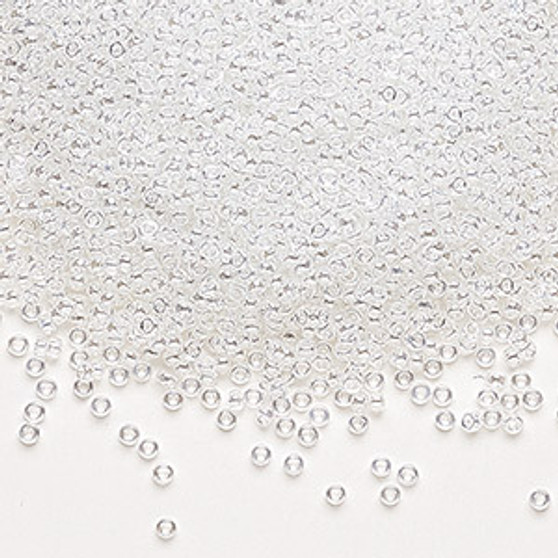 15-160 - 15/0 - Miyuki - Translucent Luster Crystal Clear - 35gms Glass Round Seed Beads