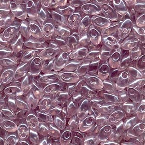 Last Stock: Miyuki Long Magatamas - 4mm x 7mm - 20gms - Colour LMA-3503 Lt Lilac Tr