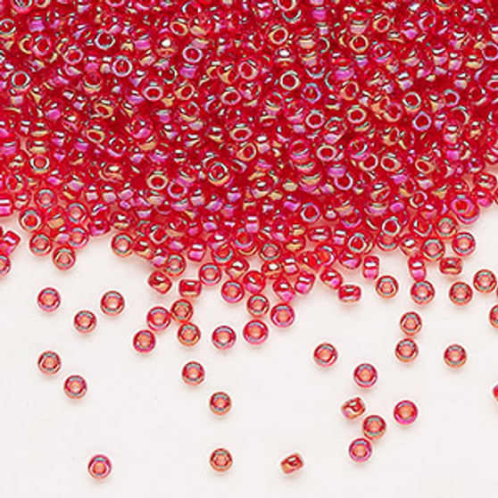 11-254 - 11/0 - Miyuki - Translucent Rainbow Red - 25gms - Glass Round Seed Bead