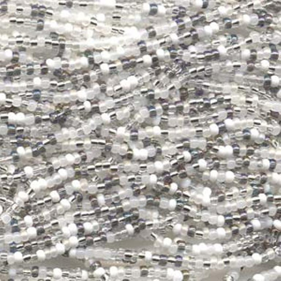 LAST STOCK: Seed bead, Preciosa Ornela, Czech glass, Apparition (Mix12), #8 round. Sold per half hank.