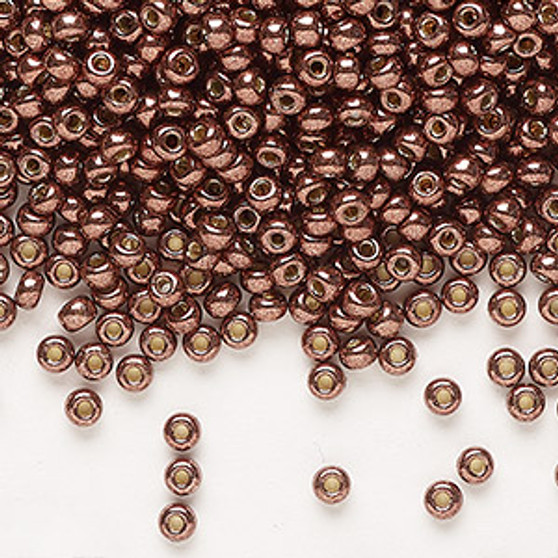 8-4213 - 8/0 - Miyuki - Duracoat® galvanized dark mauve - 50gms - Glass Round Seed Bead