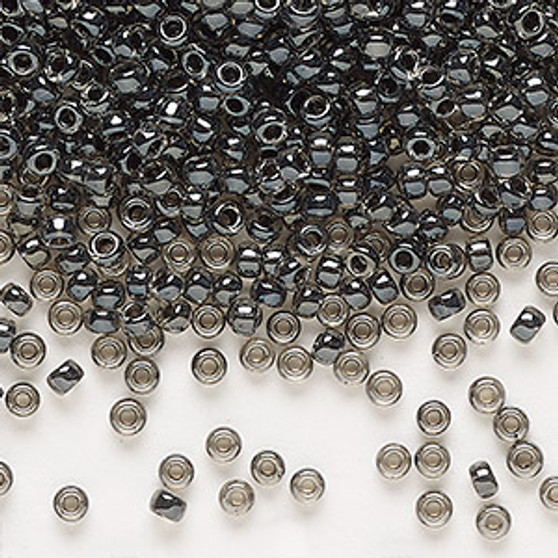 8-2276 - 8/0 - Miyuki - Translucent Steel lined Luster Clear - 50gms - Glass Round Seed Bead