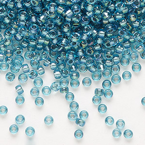 8-1824 - 8/0 - Miyuki - Translucent dusk lined Luster Clear - 50gms - Glass Round Seed Bead