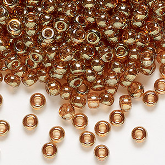 6-311 - 6/0 - Miyuki - Translucent Gold Luster Topaz - 25gms - Glass Round Seed Bead