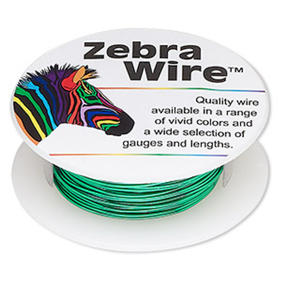 1 x reel of Zebra Wire round - 22 guage (15 yards) Pale Green