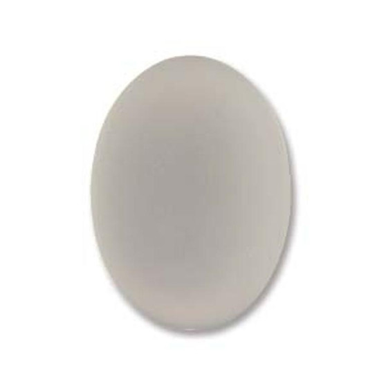 1 x Lunasoft Cabochon Oval 18.5mm x 13.5mm Gray