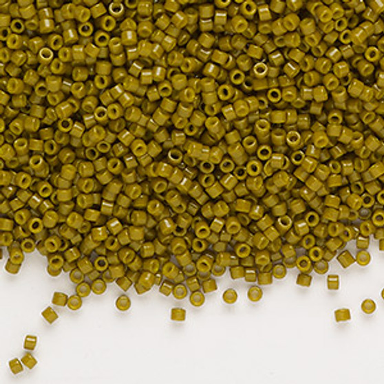 DB2141 - Miyuki Delica Beads - Cylinder- SIZE #11 - 7.5gms - Colour DB2141 opaque Duracoat® Spanish olive