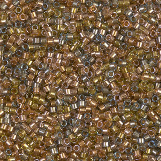 DB0981 - 11/0 - Miyuki Delica - Lined Metallic Mix - 7.5gms - Cylinder Seed Beads