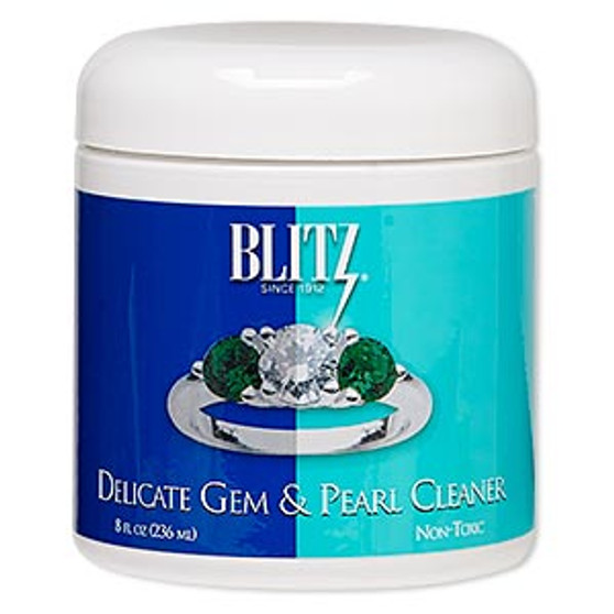 Jewelry cleaner, Blitz® Delicate Gem & Pearl Cleaner. Sold per 8-ounce jar.
