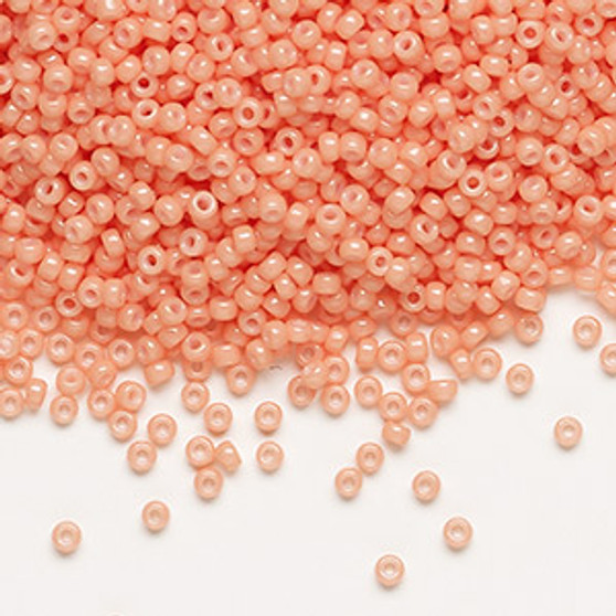 11-4462 - 11/0 - Miyuki - Duracoat® Opaque Dark Salmon - 25gms - Glass Round Seed Bead