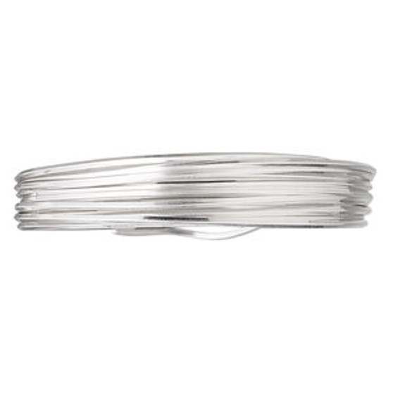 Wire, stainless steel, soft, square, 20 gauge. Sold per pkg of 3 meters.