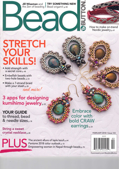 Secondhand Good Used Condition - Bead and Button - Issue 143 - February 2018