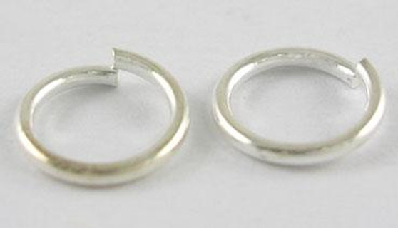 LAST STOCK: 50gms - Brass Jump Rings, Close but Unsoldered, Silver, 4mm in diameter