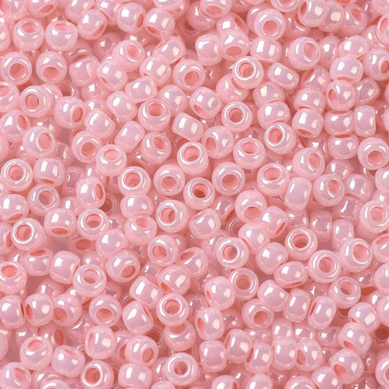 LAST STOCK: TR-08-908 - 8/0 - TOHO BEADS® - Baby Pink Ceylon - 10gm - Glass Round Seed Beads